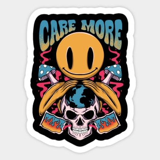 Care More. Save The Earth Sticker